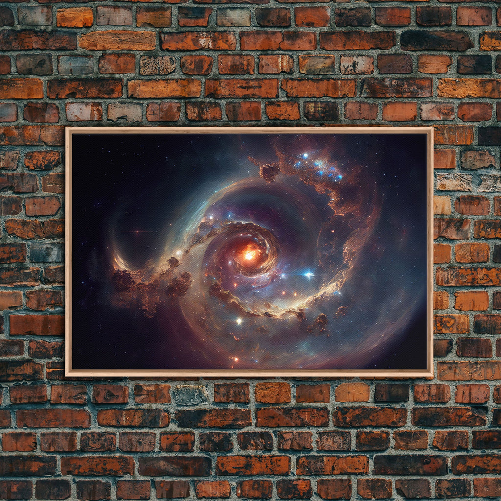 Spiral Nebula Galaxy - Space Fine Canvas Art Print