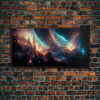 Galaxy Canvas Print of a Star-Filled Night Sky - Inspiring Wall Art