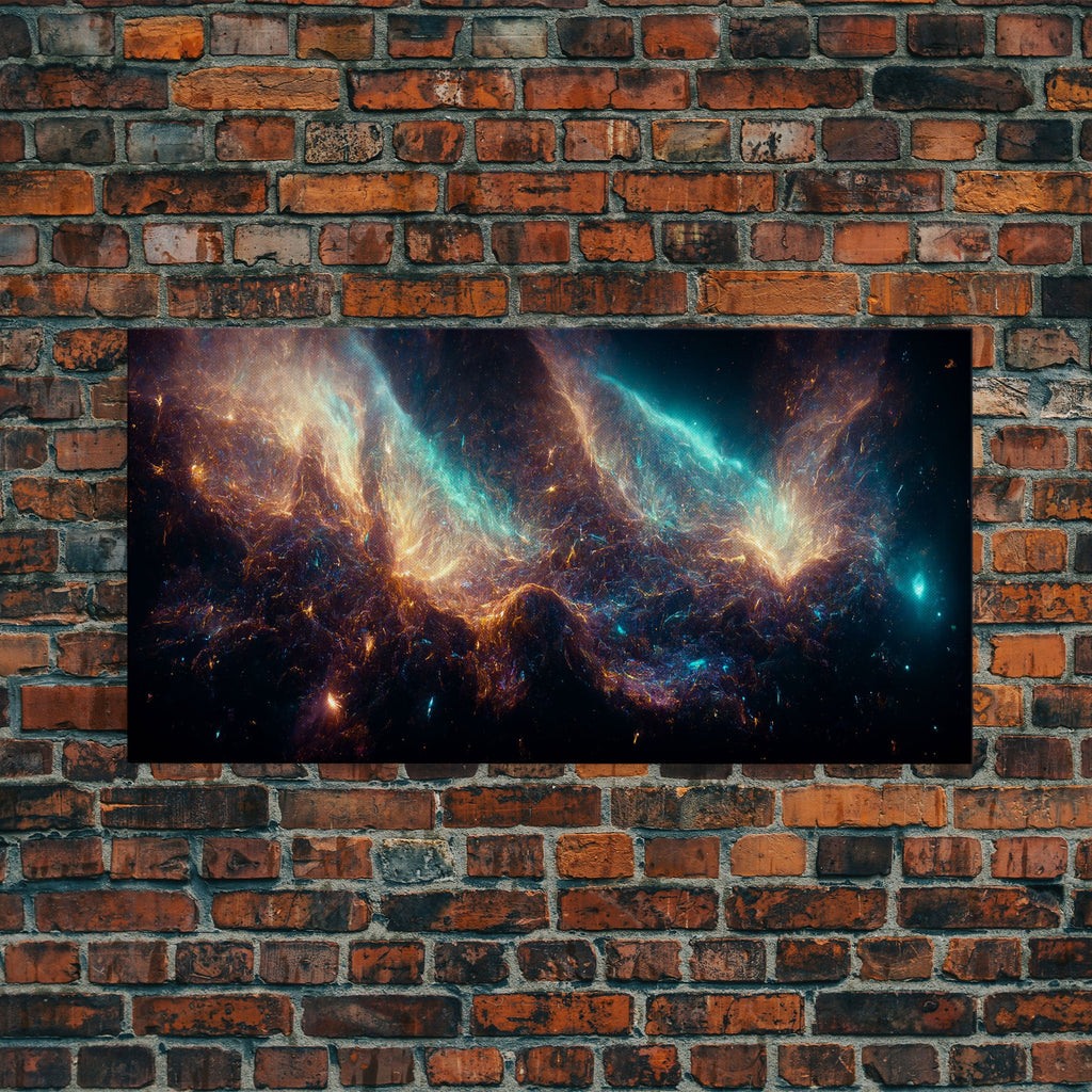 Galaxy Canvas Print of a Star-Filled Night Sky - Inspiring Wall Art