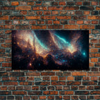 Galaxy Canvas Print of a Star-Filled Night Sky - Inspiring Wall Art