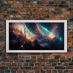 Galaxy Canvas Print of a Star-Filled Night Sky - Inspiring Wall Art
