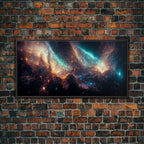 Galaxy Canvas Print of a Star-Filled Night Sky - Inspiring Wall Art