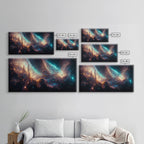 Galaxy Canvas Print of a Star-Filled Night Sky - Inspiring Wall Art