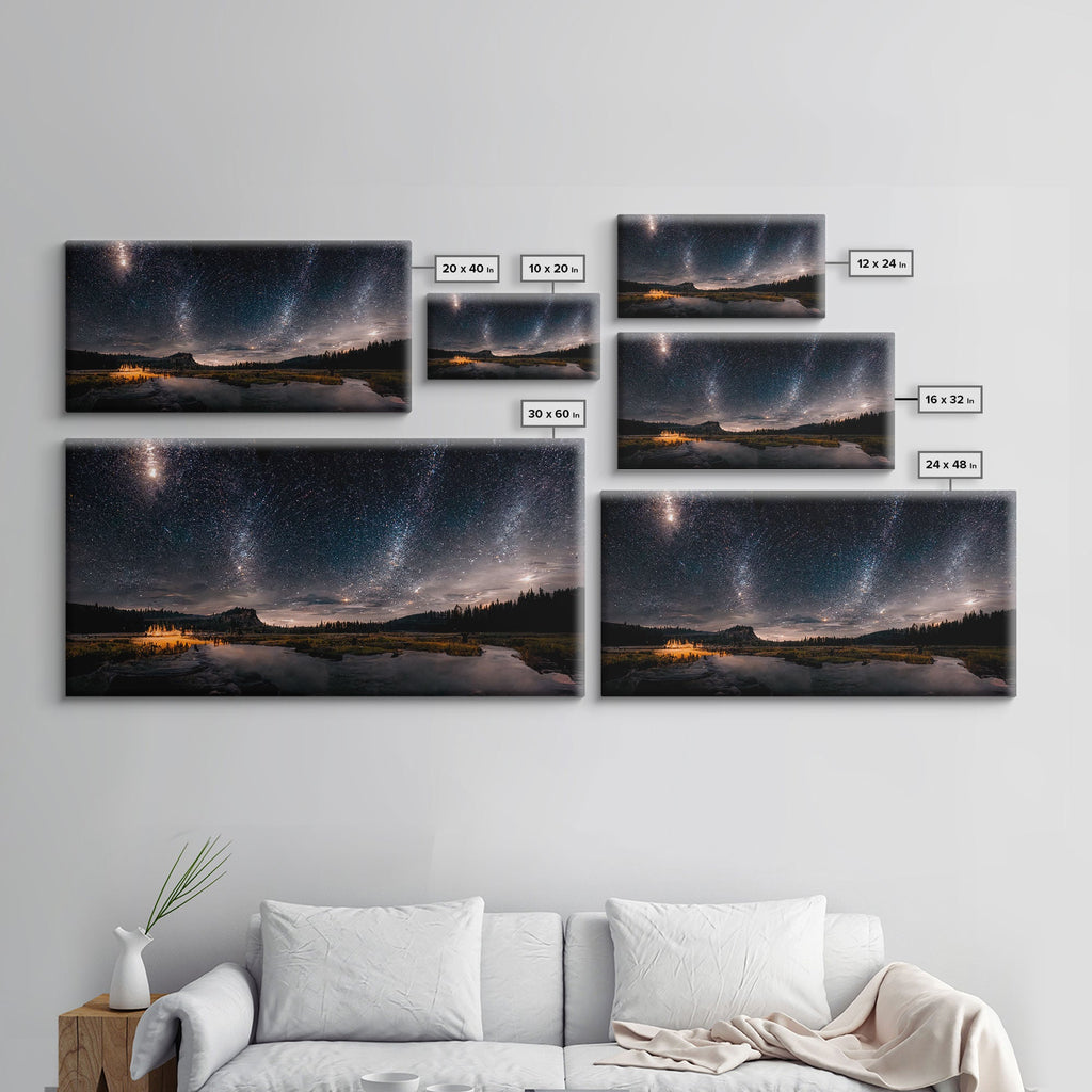 Stars Night Sky - Galaxy Print - Wall Poster in Multiple Sizes