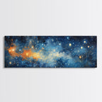 Framed Canvas Print Of The Universe - Ultra-Wide Galaxy Print