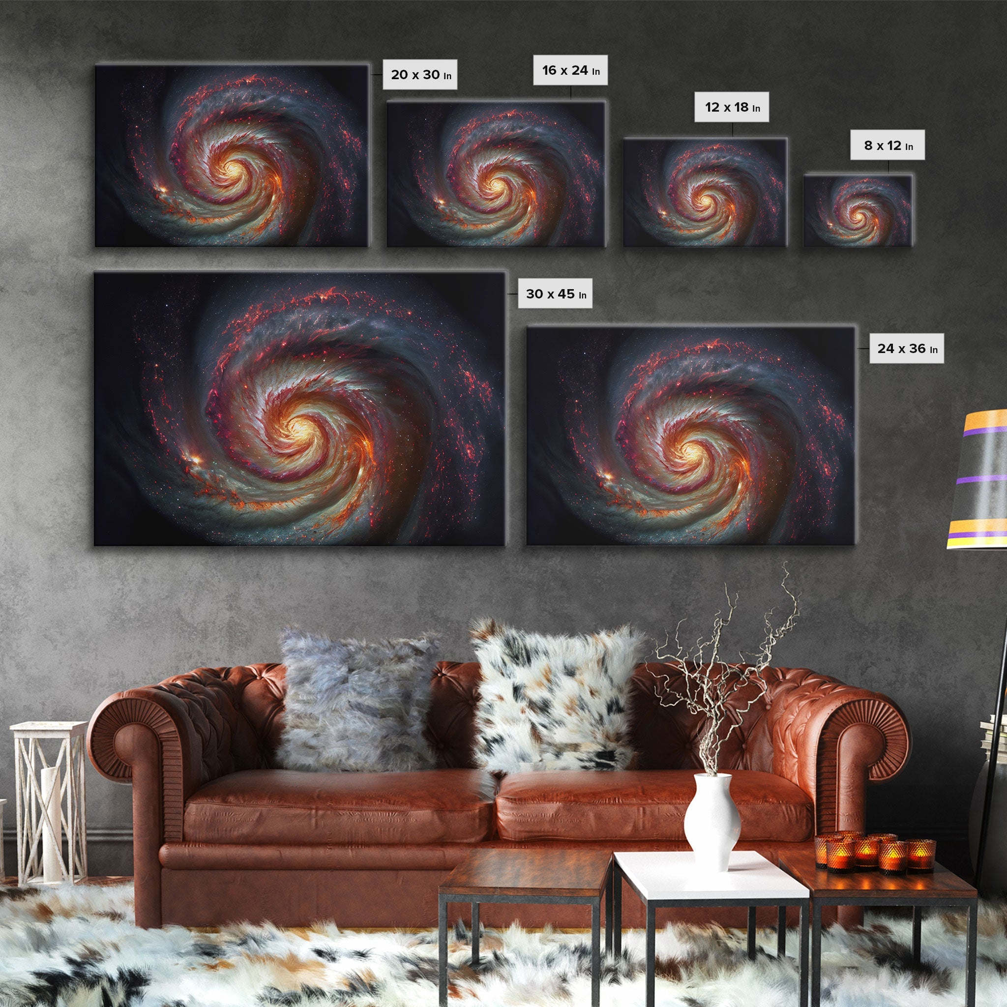 Nebula Art - Swirl Of Stars - Fine Art Print in Multiple Sizes