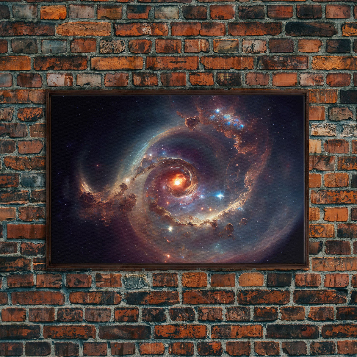 Spiral Nebula Galaxy - Space Fine Canvas Art Print