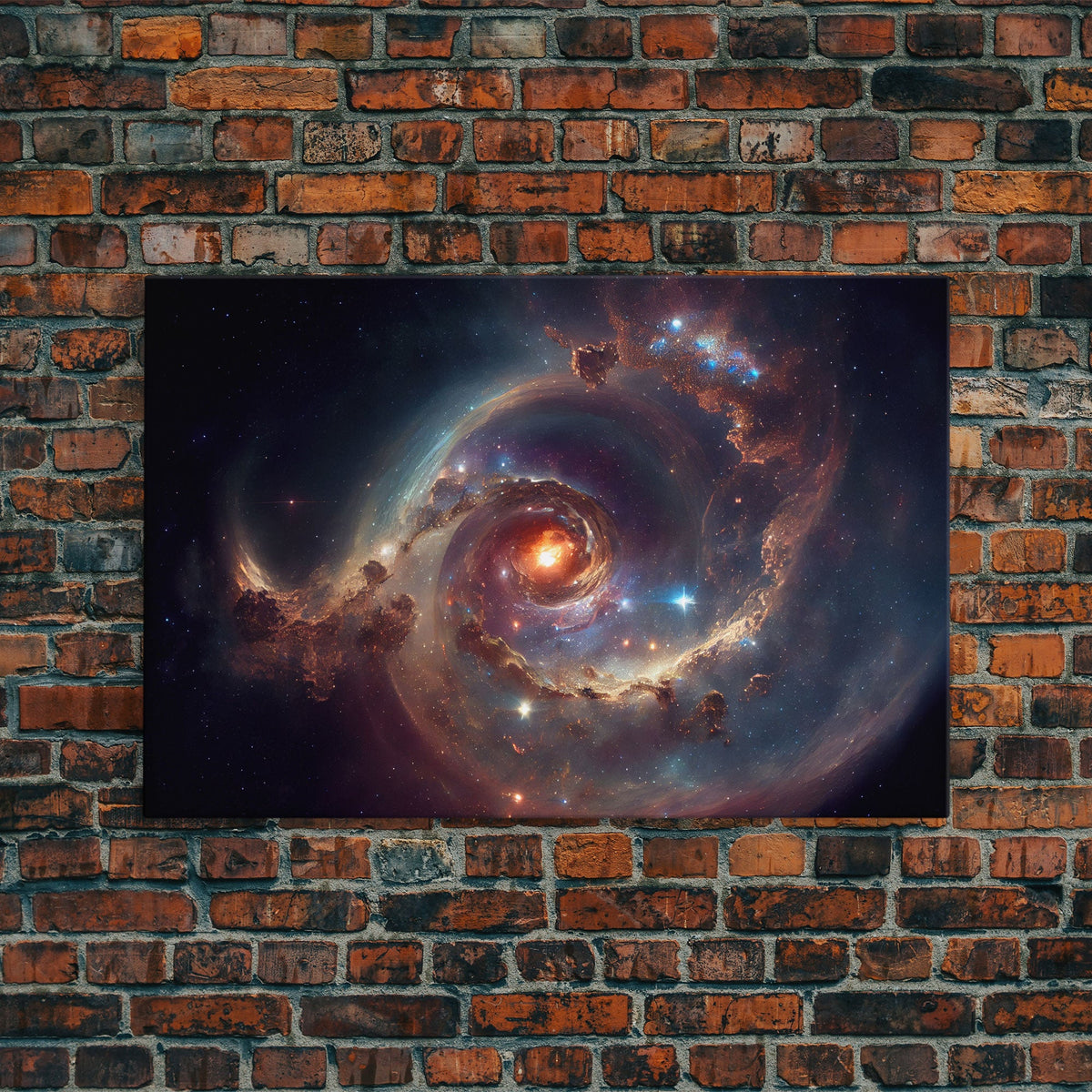 Spiral Nebula Galaxy - Space Fine Canvas Art Print