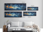Framed Canvas Print Of The Universe - Ultra-Wide Galaxy Print