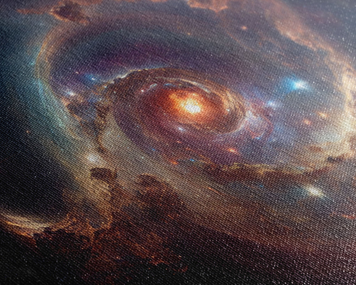 Spiral Nebula Galaxy - Space Fine Canvas Art Print