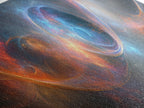 Vibrant Abstract Space Scene - Panoramic Canvas Print for the Home or Office