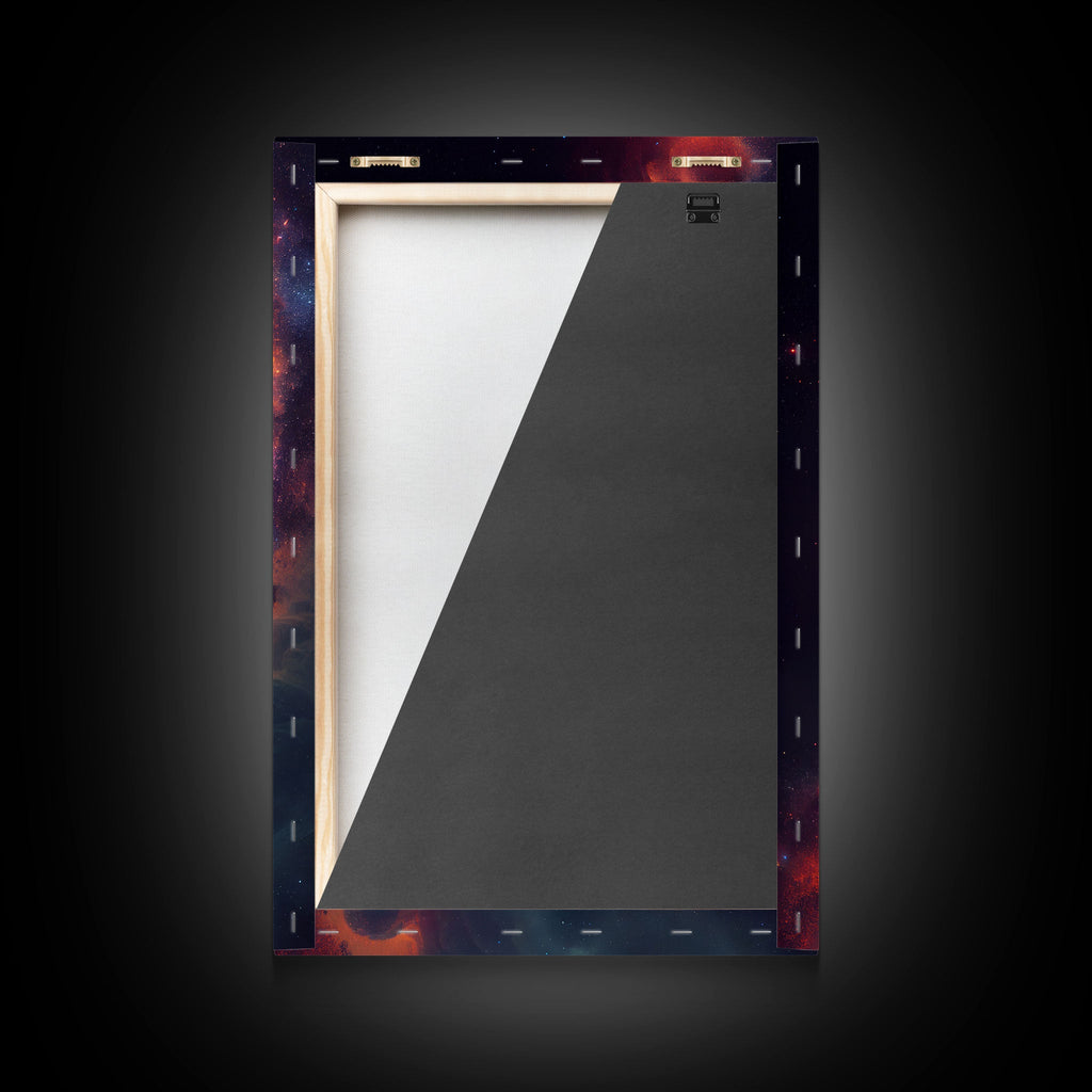 Amazing Black Hole Canvas Wall Art - Original Sci-Fi Art