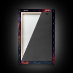 Amazing Black Hole Canvas Wall Art - Original Sci-Fi Art