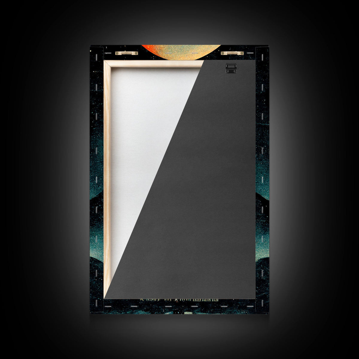 Art Deco Style Spaceship - Science Fiction Canvas Print
