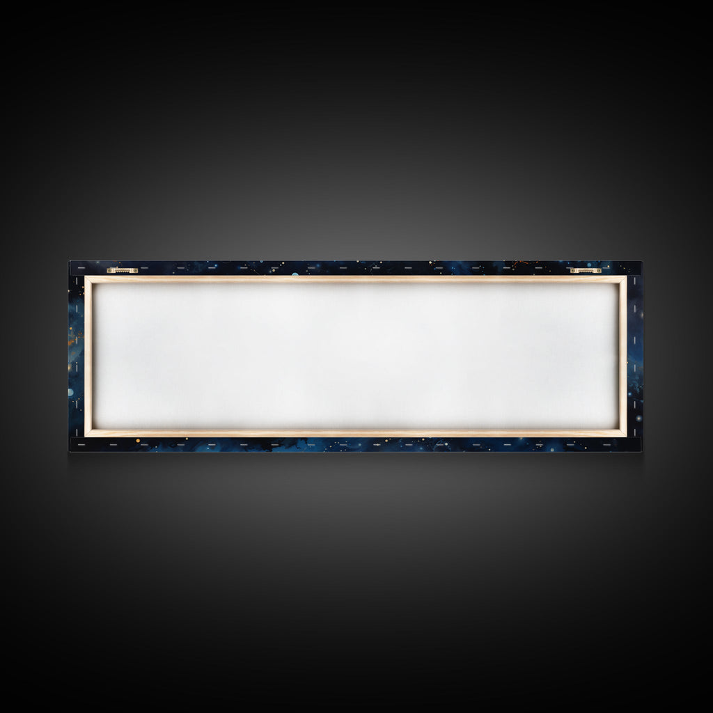 Framed Canvas Print Of The Universe - Ultra-Wide Galaxy Print