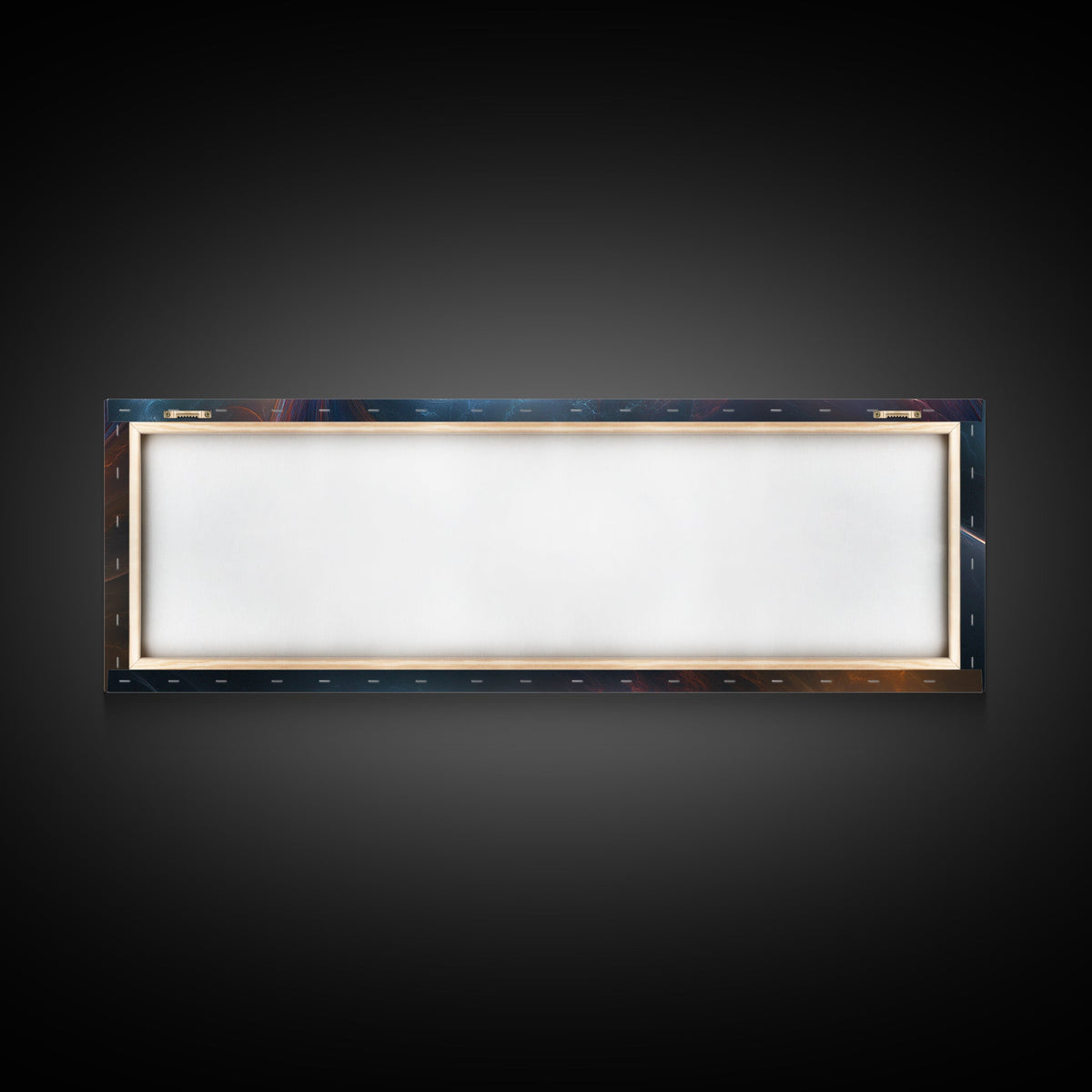 Vibrant Abstract Space Scene - Panoramic Canvas Print for the Home or Office