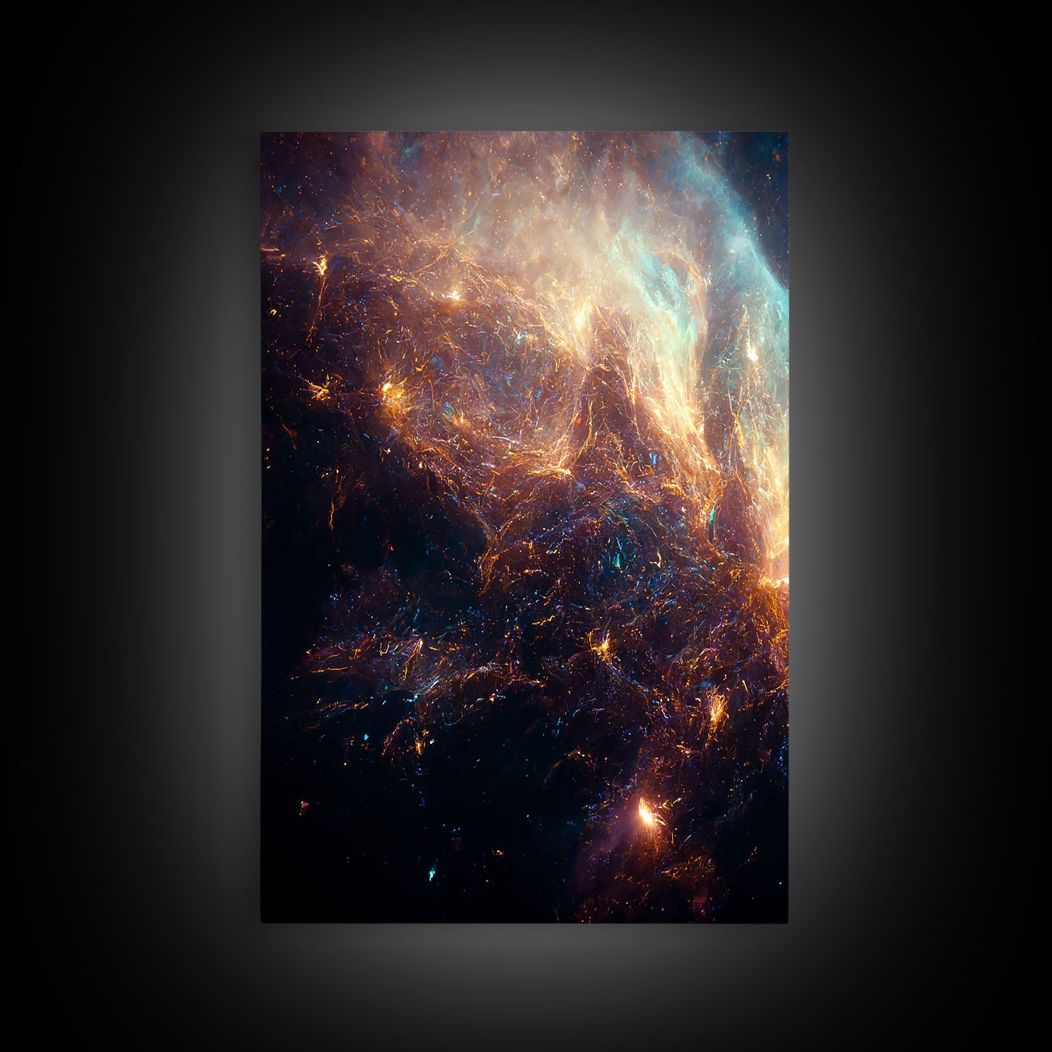 Galaxy of Stars - Canvas Print - 3 Piece Wall Art - Multiple Sizes