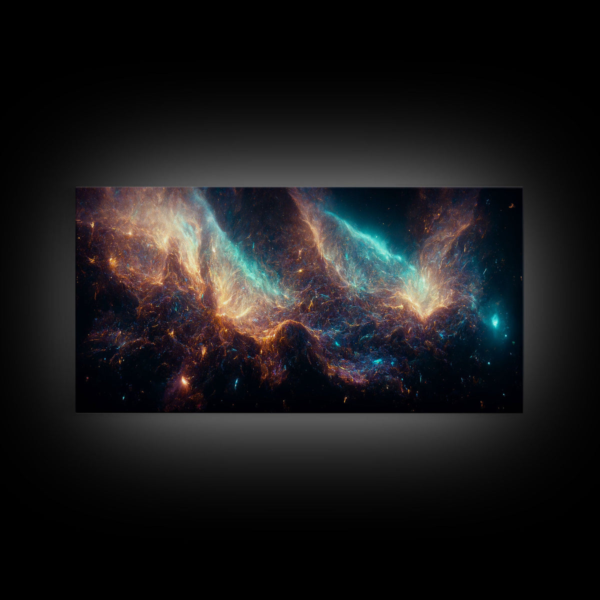 Galaxy Canvas Print of a Star-Filled Night Sky - Inspiring Wall Art