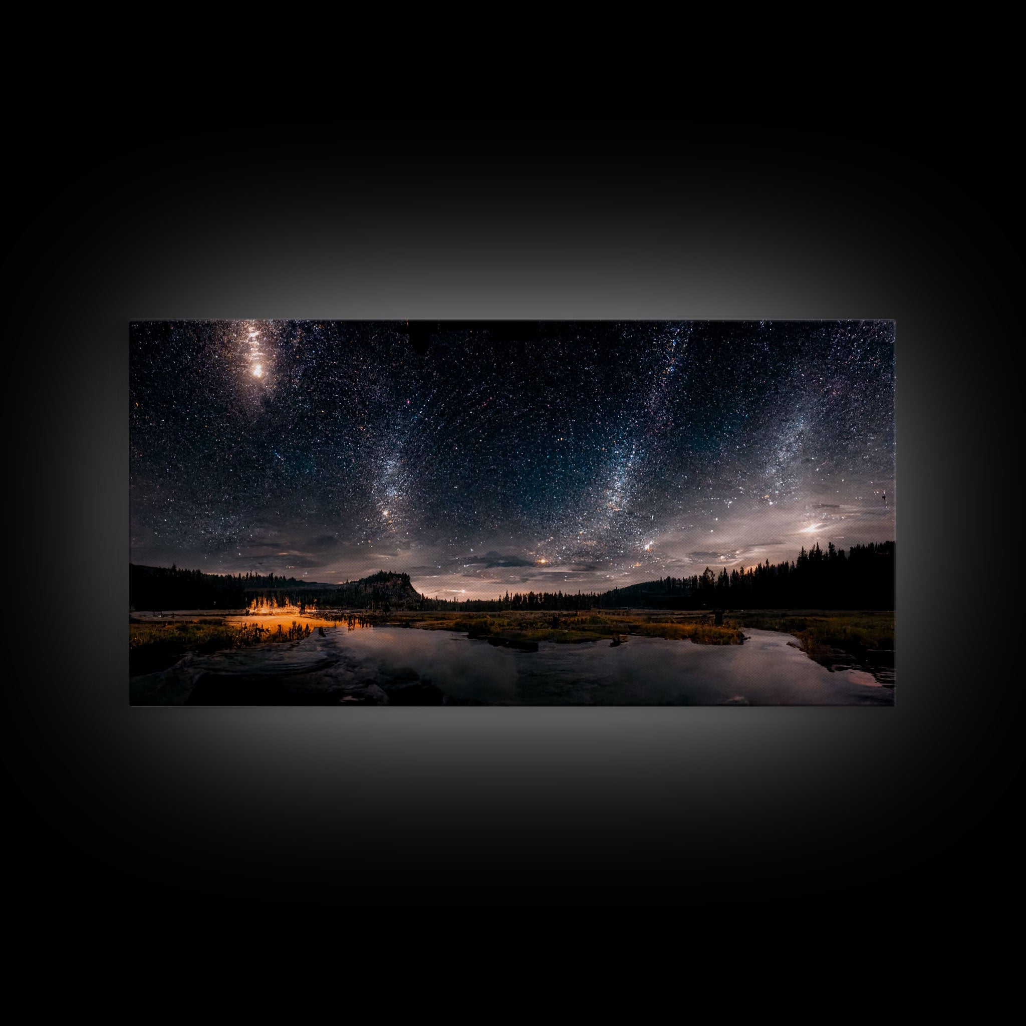 Stars Night Sky - Galaxy Print - Wall Poster in Multiple Sizes