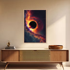 Amazing Black Hole Canvas Wall Art - Original Sci-Fi Art