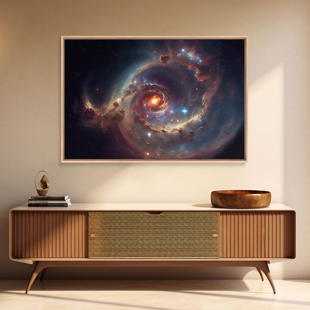 Spiral Nebula Galaxy - Space Fine Canvas Art Print