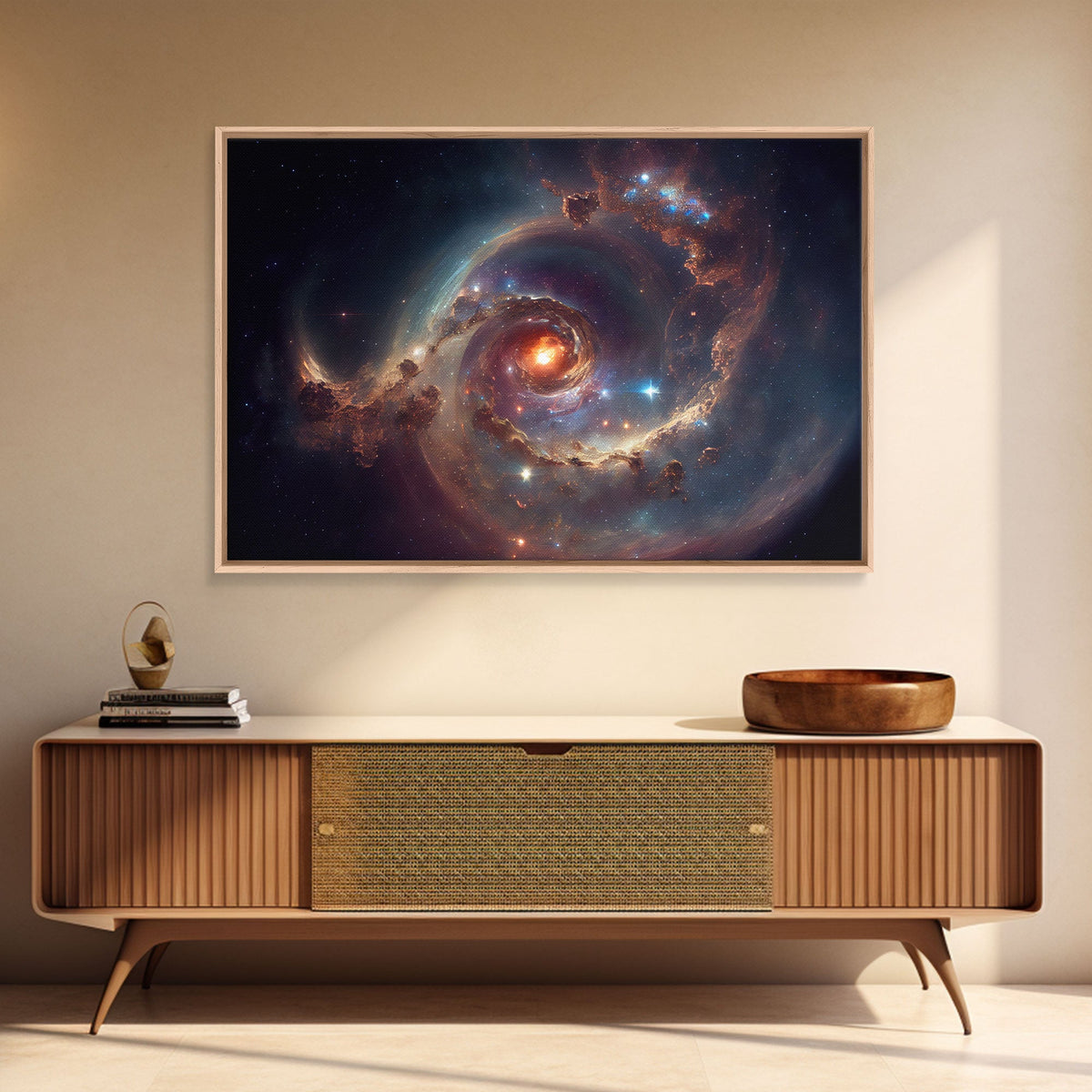 Spiral Nebula Galaxy - Space Fine Canvas Art Print