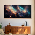 Galaxy Canvas Print of a Star-Filled Night Sky - Inspiring Wall Art