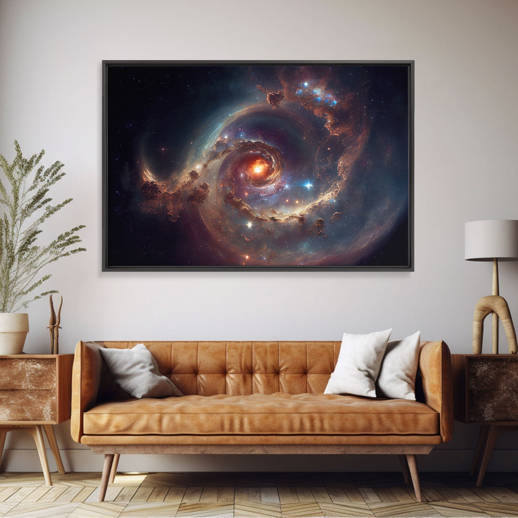 Spiral Nebula Galaxy - Space Fine Canvas Art Print