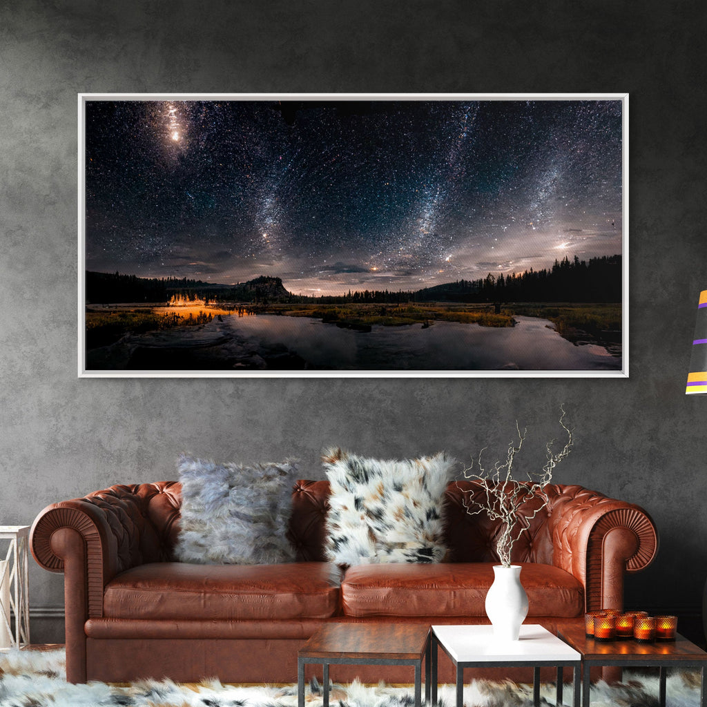 Stars Night Sky - Galaxy Print - Wall Poster in Multiple Sizes