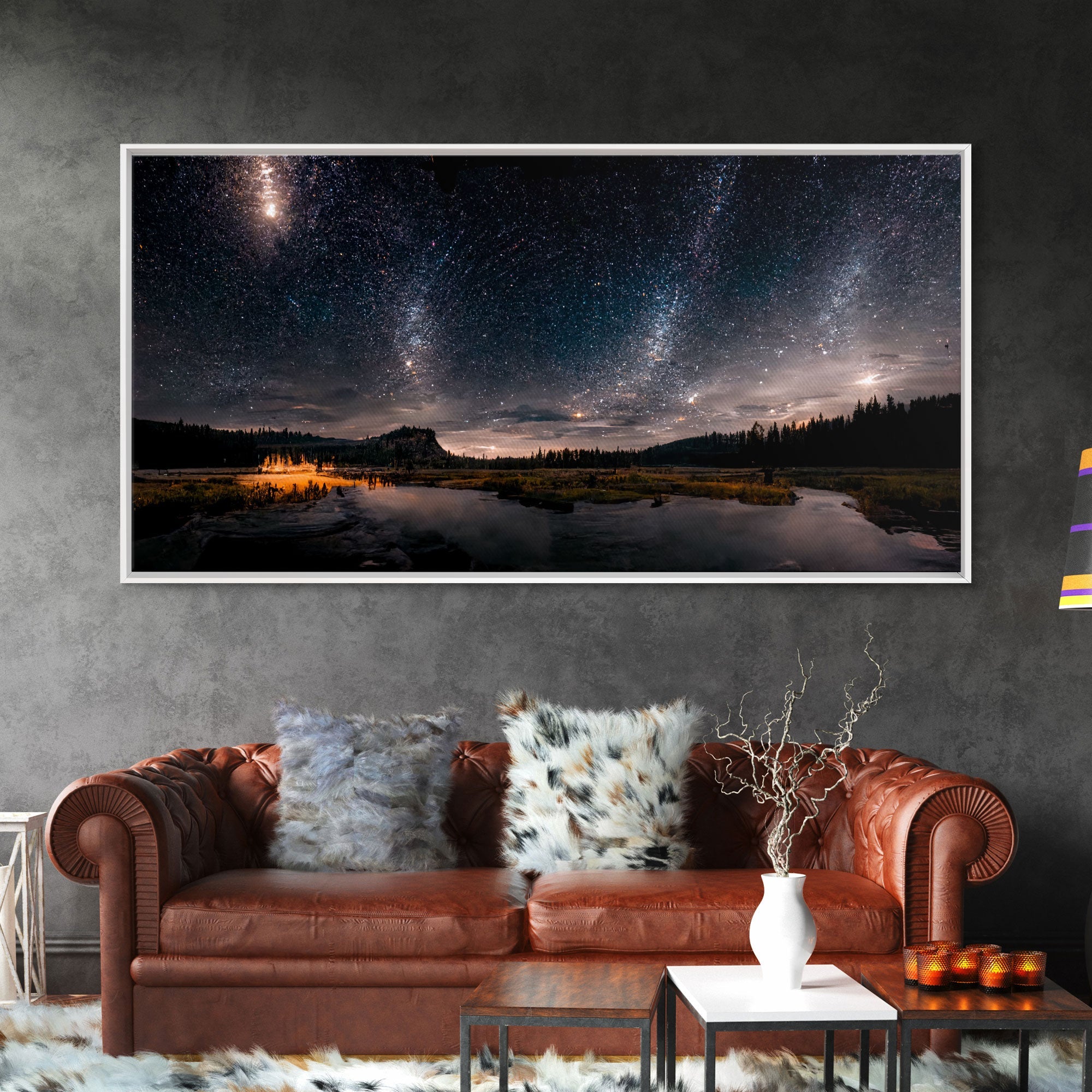 Stars Night Sky - Galaxy Print - Wall Poster in Multiple Sizes