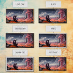 Astronaut Stranded on an Alien Planet - Sci-fi Wall Art - Frame Canvas Image