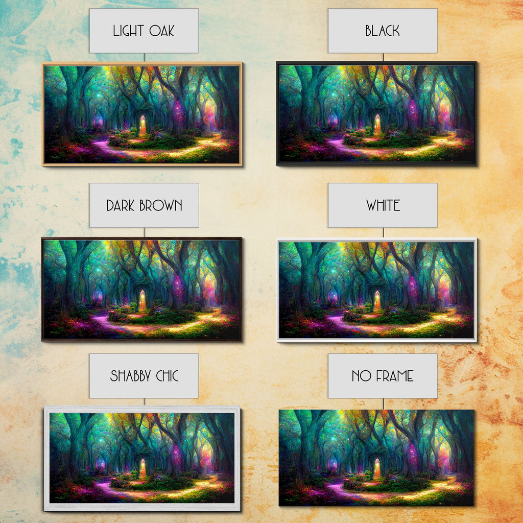 Fantasy Wall Art - Magical Forest Wall Art - Multiple Sizes
