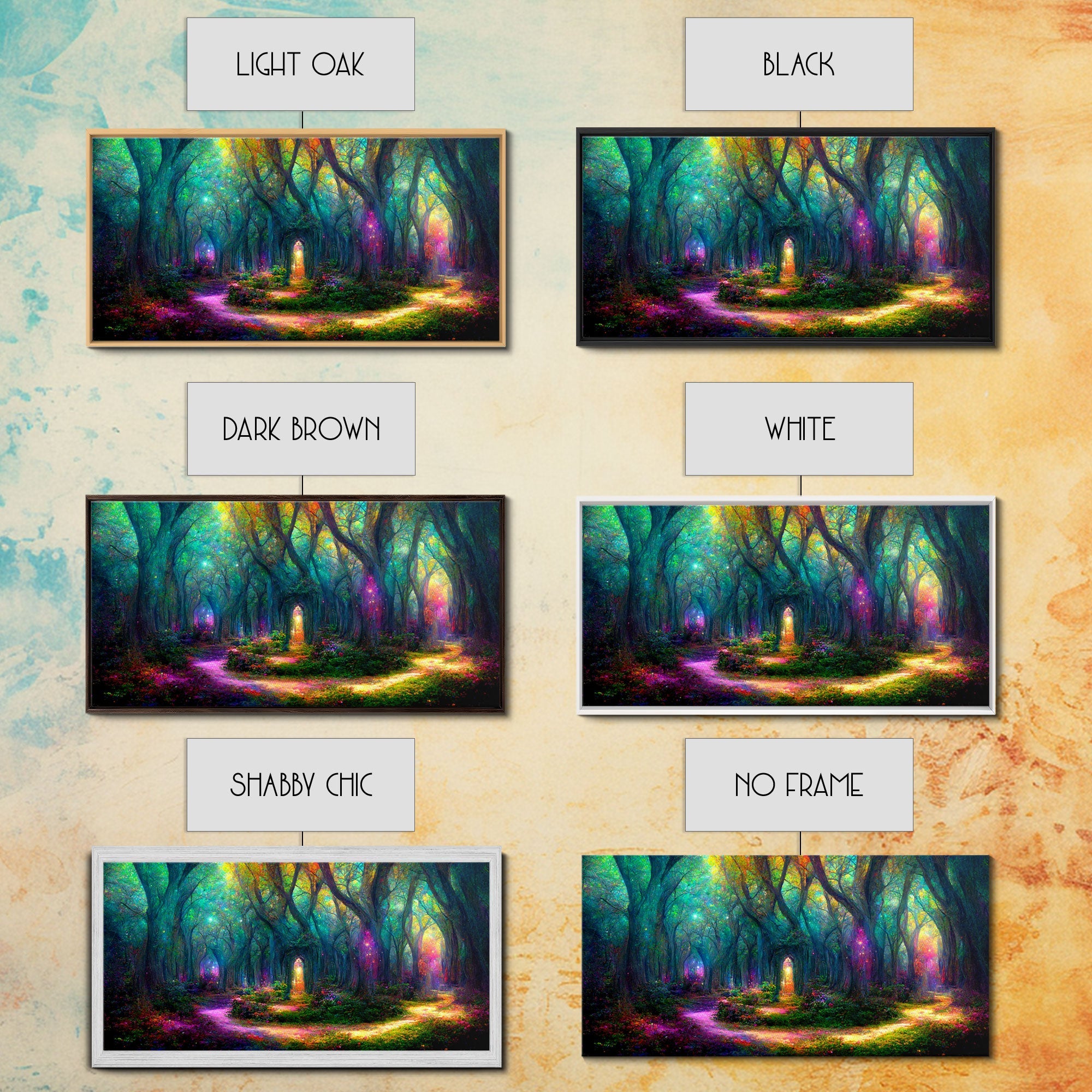 Fantasy Wall Art - Magical Forest Wall Art - Multiple Sizes