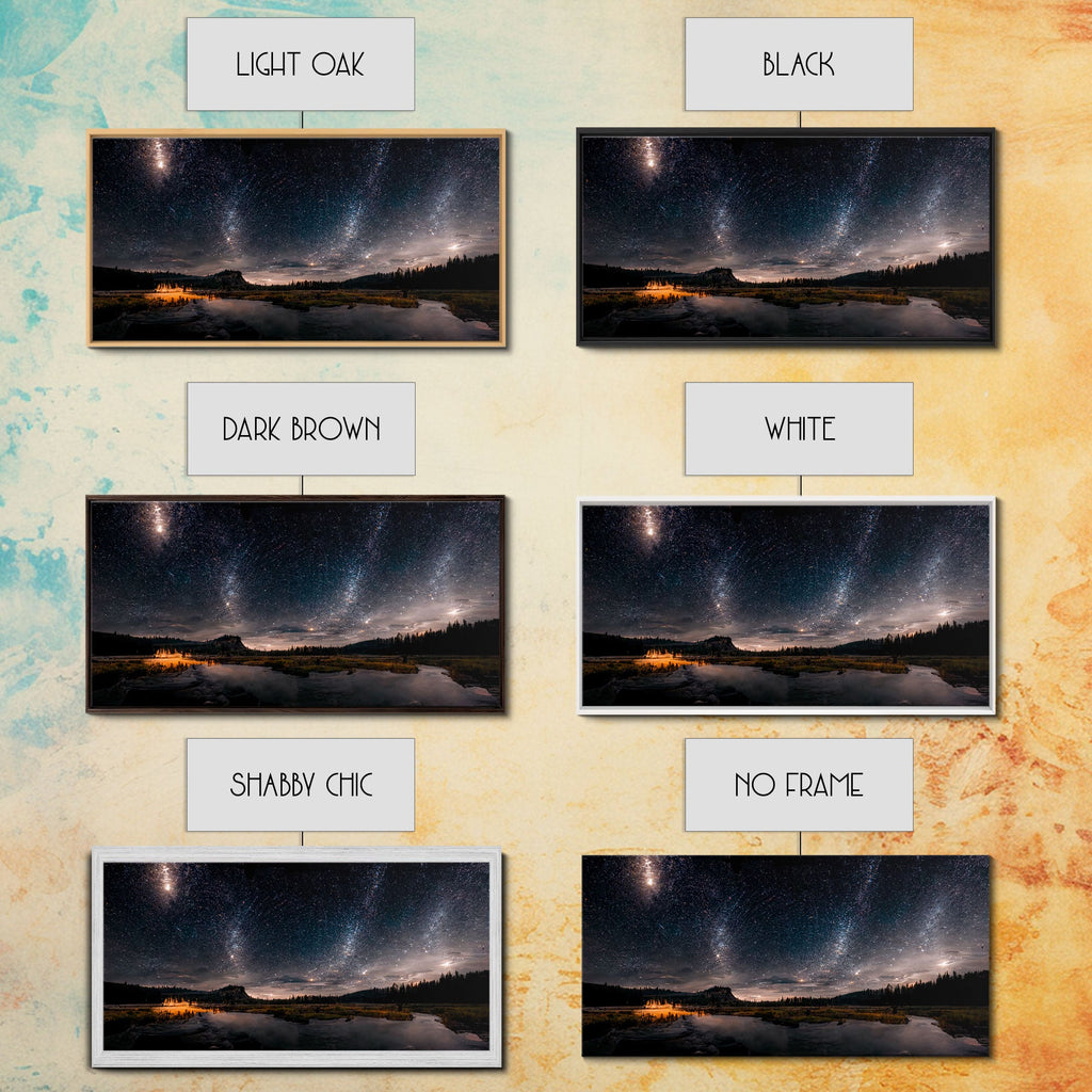 Stars Night Sky - Galaxy Print - Wall Poster in Multiple Sizes