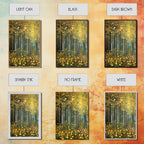 Forest Wall Art - Trees Art Print - Wildflowers - 3 Piece Wall Art in Multiple Sizes