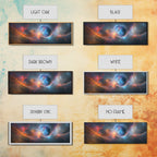 Vibrant Abstract Space Scene - Panoramic Canvas Print for the Home or Office