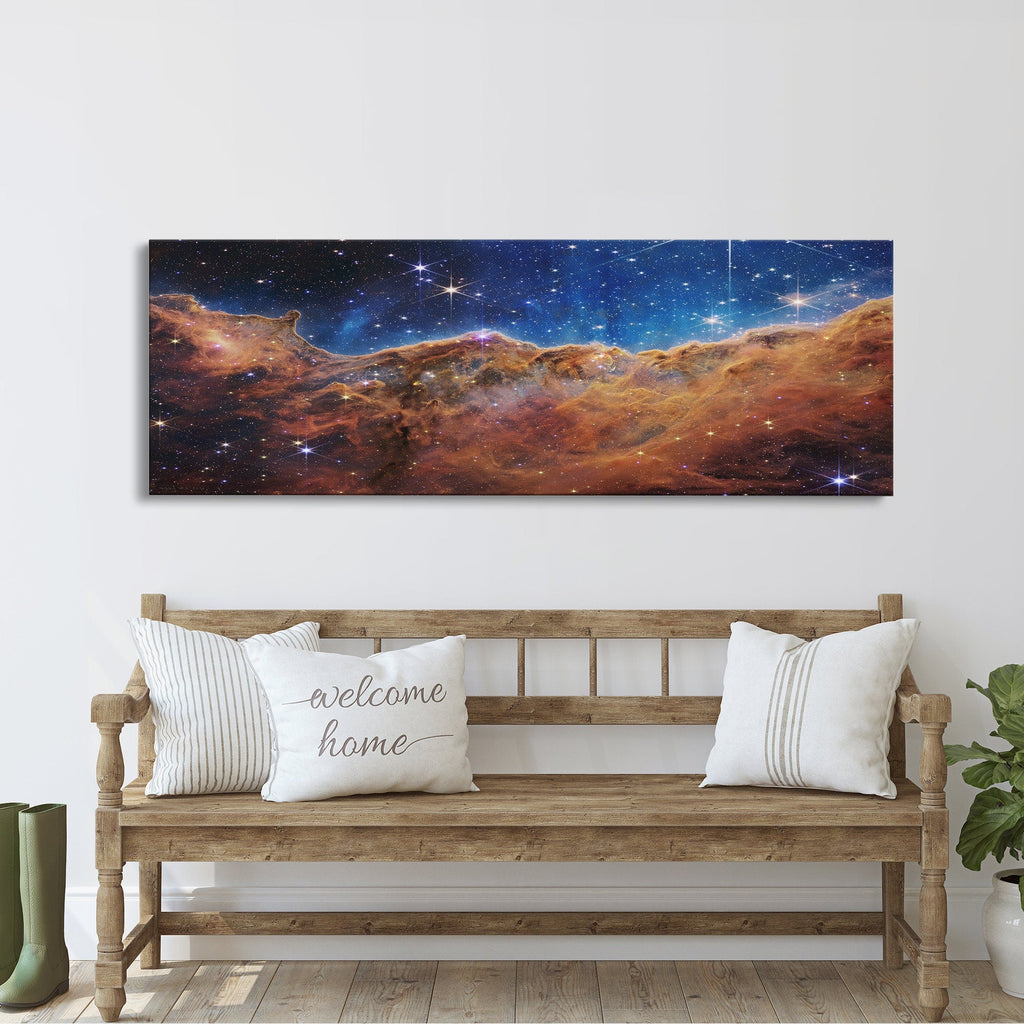 Star Birth High-Resolution Image from James Webb Telescope - Canvas Print