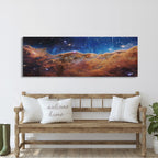 Star Birth High-Resolution Image from James Webb Telescope - Canvas Print