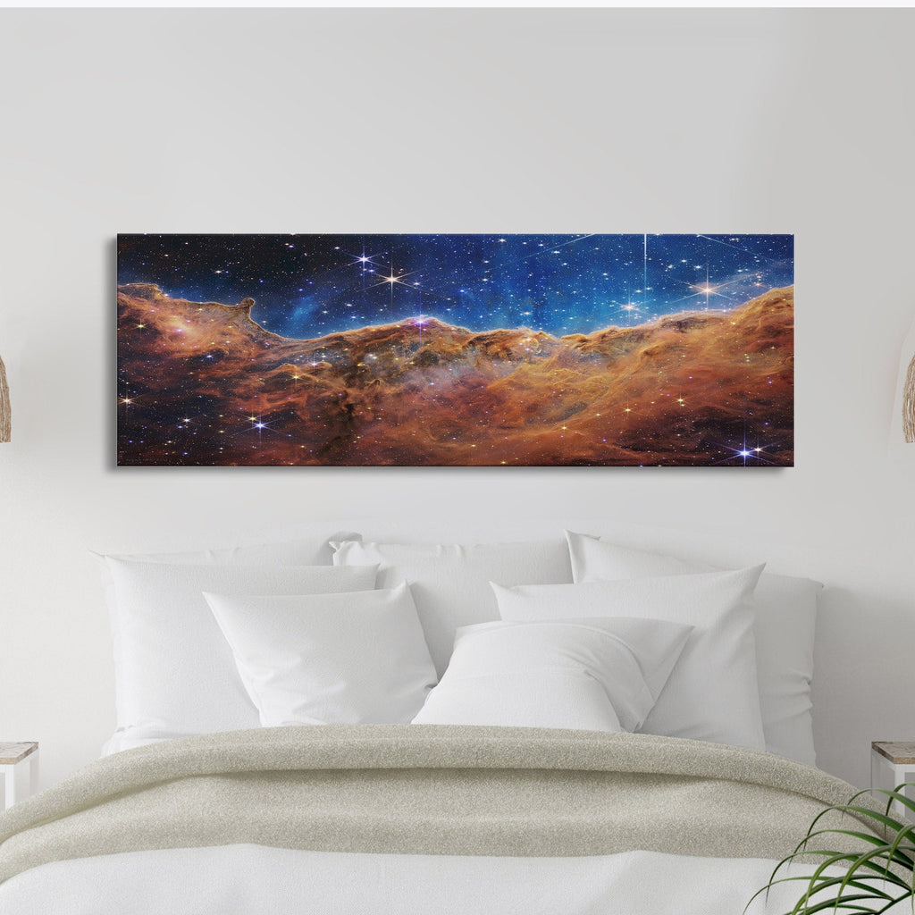 Star Birth High-Resolution Image from James Webb Telescope - Canvas Print