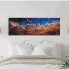 Star Birth High-Resolution Image from James Webb Telescope - Canvas Print