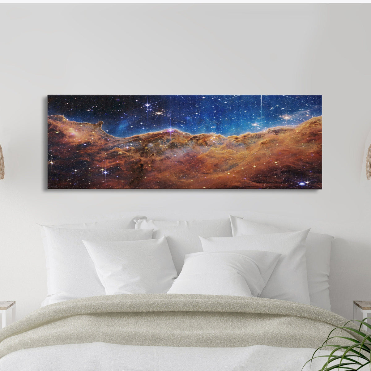 Star Birth High-Resolution Image from James Webb Telescope - Canvas Print