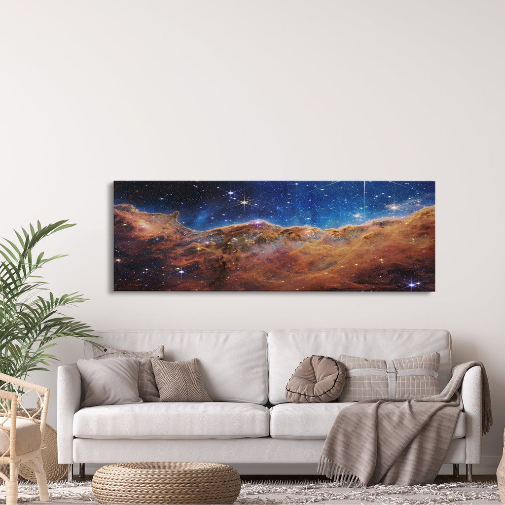 Star Birth High-Resolution Image from James Webb Telescope - Canvas Print