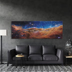 Star Birth High-Resolution Image from James Webb Telescope - Canvas Print