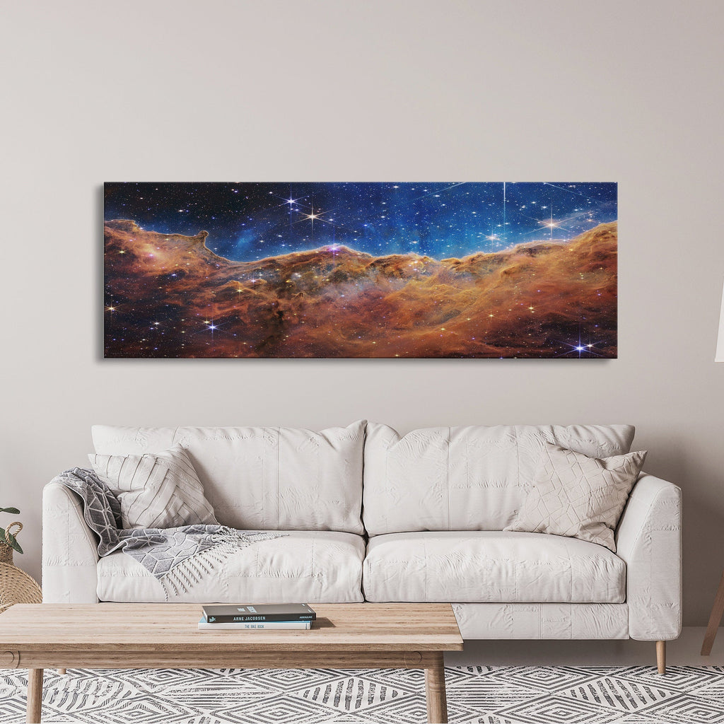Star Birth High-Resolution Image from James Webb Telescope - Canvas Print