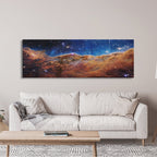 Star Birth High-Resolution Image from James Webb Telescope - Canvas Print