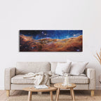 Star Birth High-Resolution Image from James Webb Telescope - Canvas Print