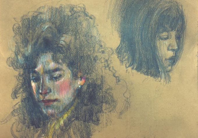 2 Riders on the Red Line - Sketches of El Riders - Signed and Numbered by the Artist