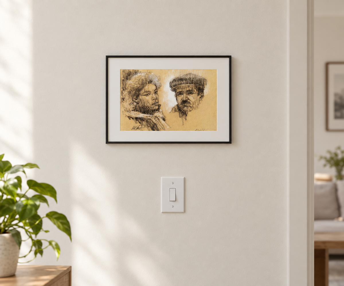 Subway Passengers - Sketches of El Riders - Signed and Numbered by the Artist